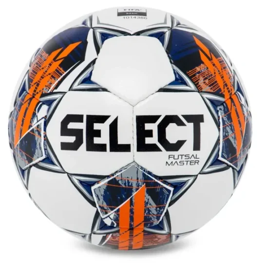 М'яч футзальний SELECT Futsal Master (FIFA Basic) v22 №4 білий помаранчевий